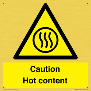 Caution Hot content
